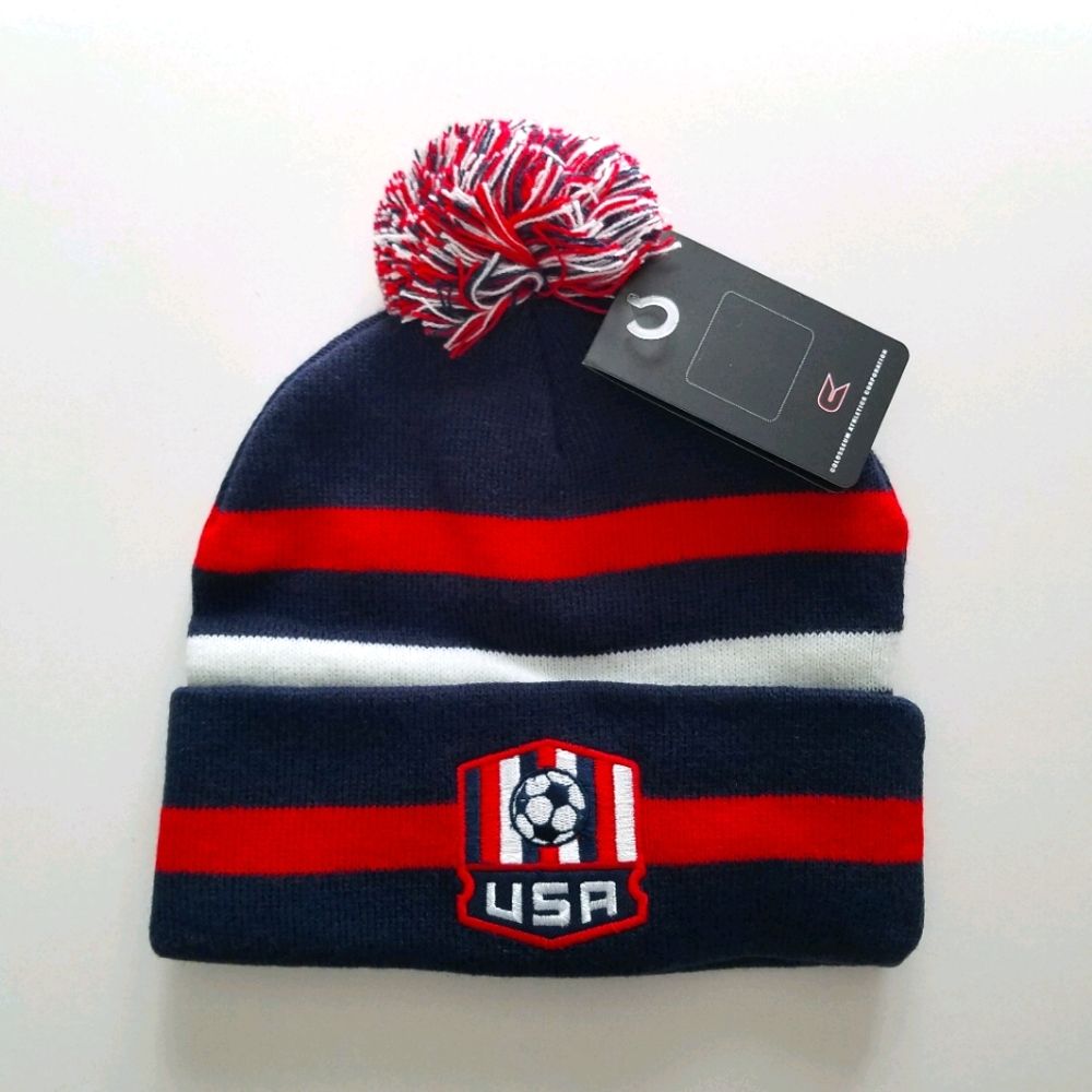 Team USA Soccer Winter Beanie Hat